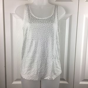 ISO LOFT glitter motif tank top Size S